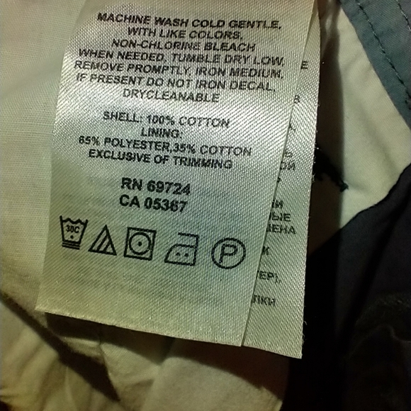 Columbia Sportswear Blue 100% Cotton Cargo Shorts Men's sz 38x10. - Picture 5 of 5